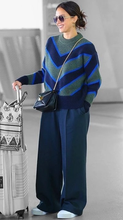 Mery del Cerro y los looks anti frío más fáciles de armar a parti de básicos del placard