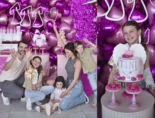 Las fotos del cumpleaños temático de Olivia, la hija de Paula Chaves y Pedro Alfonso