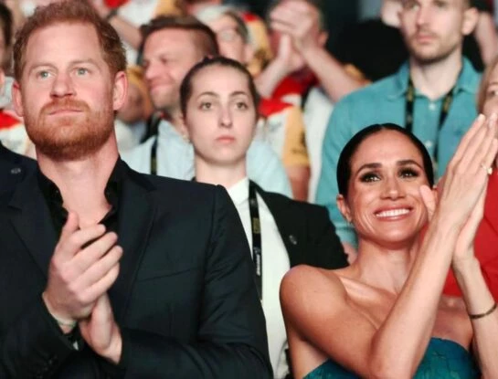 El look turquesa de Meghan Markle en la ceremonia de clausura de los Juegos Invictus