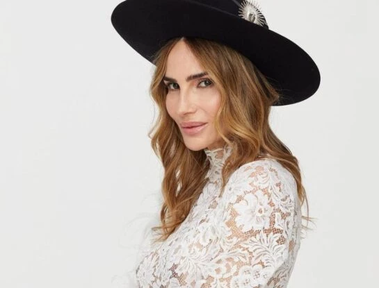 El increíble look de encaje de María Vázquez