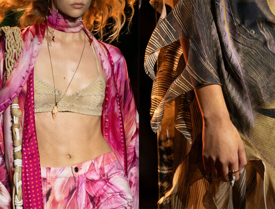 Las mejores fotos del desfile de Roberto Cavalli SS 24 en MFW: mucho color y el exceso de siempre