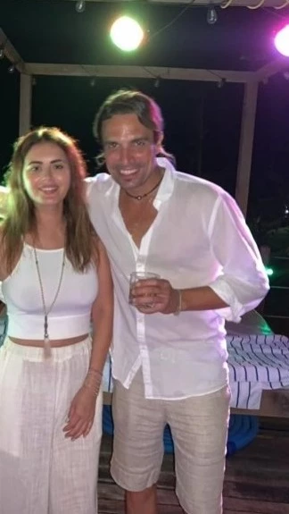 Silvina Luna y su amigo, Rodrigo González Prieto