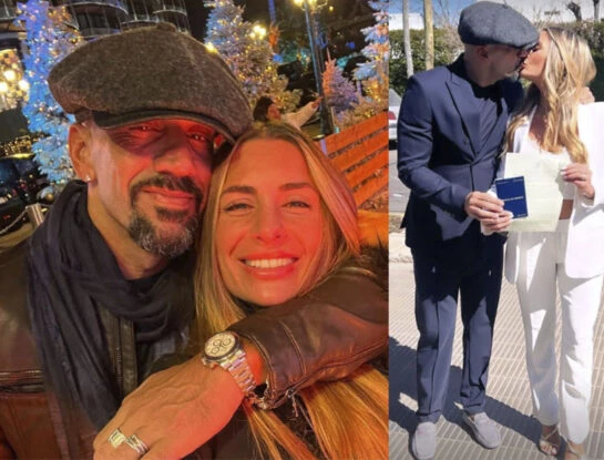 El look de novia de Valentina Martín en su casamiento con Juan Sebastián Verón: llevó un outfit total white