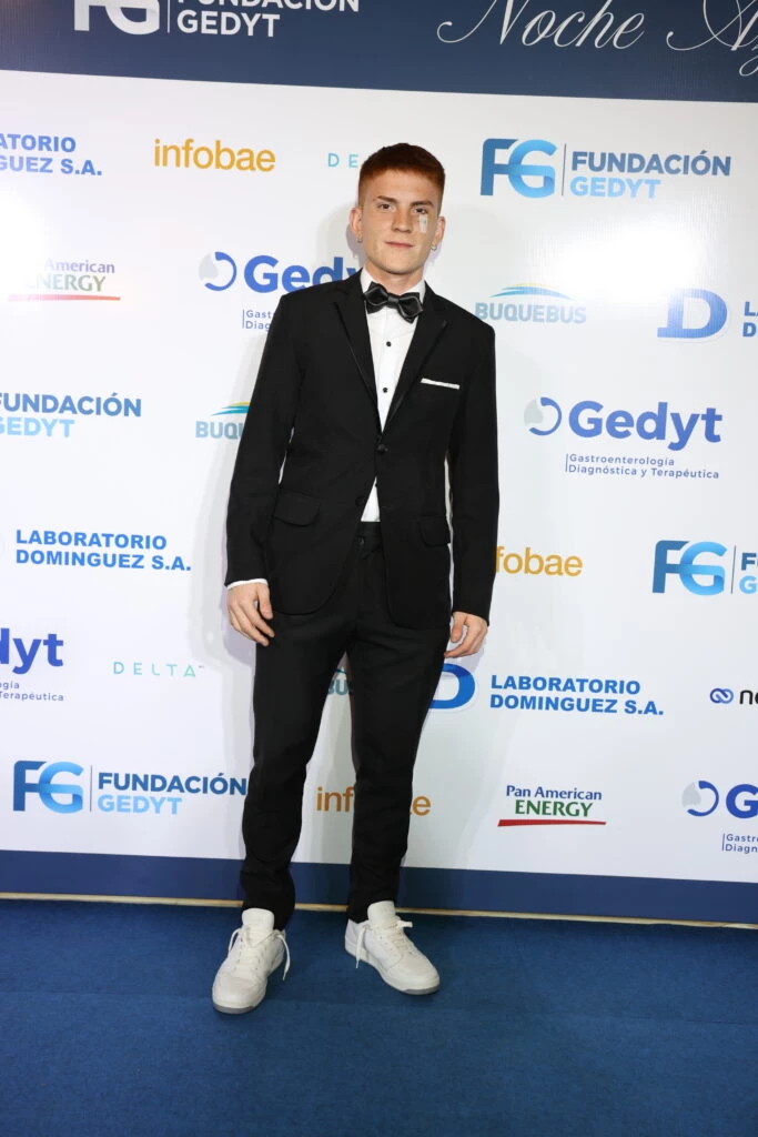 Valentín Colo Barco en la 3° gala a beneficio de la Fundación GEDYT