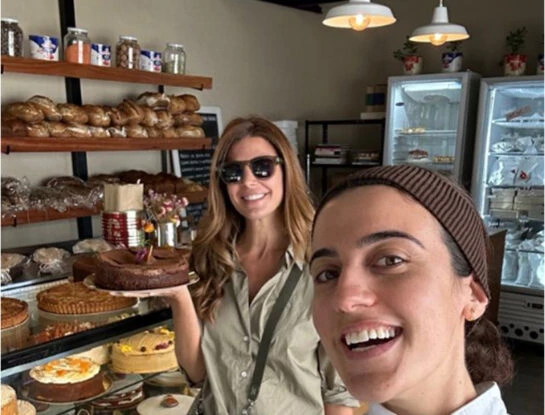 Juliana Awada visitó el local de su sobrina Chiara Rossi, con quien comparte una de sus mayores pasiones