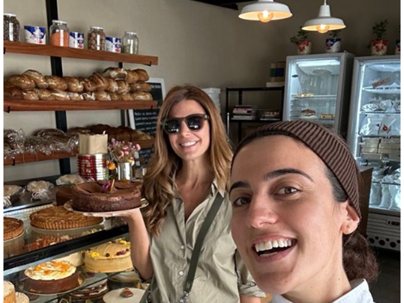 Juliana Awada visitó el local de su sobrina Chiara Rossi, con quien comparte una de sus mayores pasiones