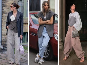 cómo llevar los pantalones oversize según el street style