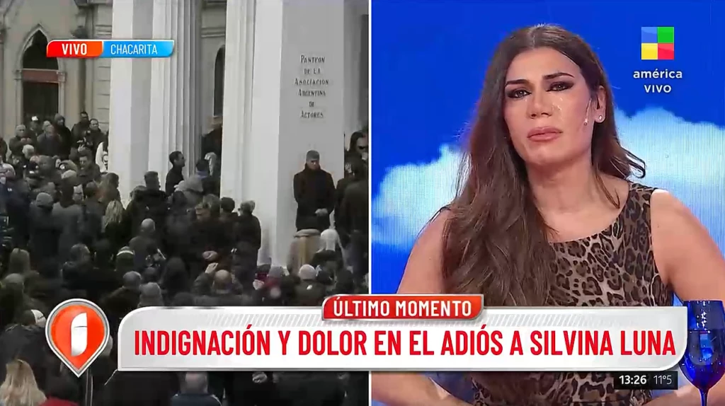 el llanto desconsolado de flor de la v por silvina luna