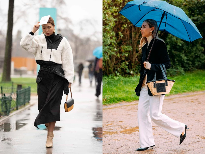 looks de primavera dia de lluvia