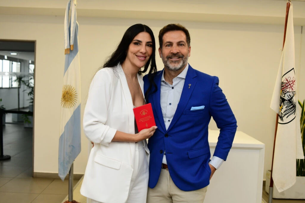 Toti Pasman se casó con Julieta Bettatis. Foto RS Fotos