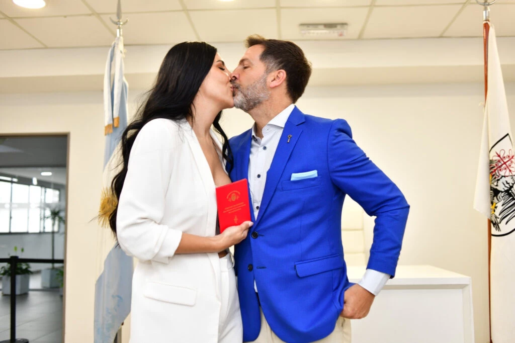 Toti Pasman se casó con Julieta Bettatis. Foto RS Fotos