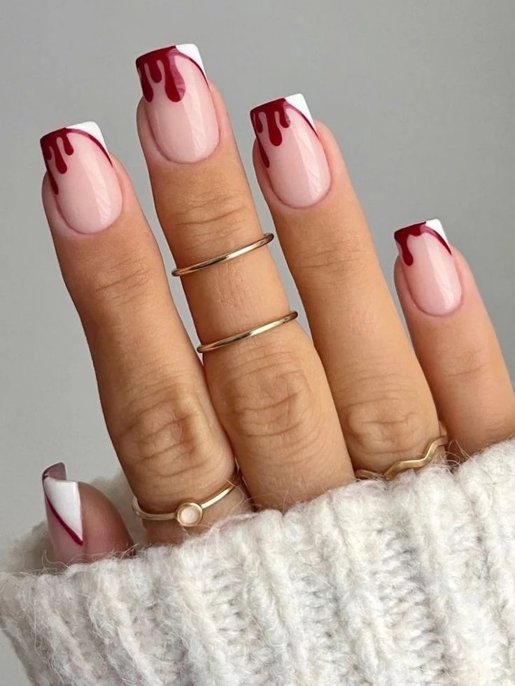 7 manicuras francesas tematicas de halloween