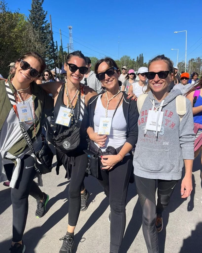 Pampita y su emotiva llegada a Luján