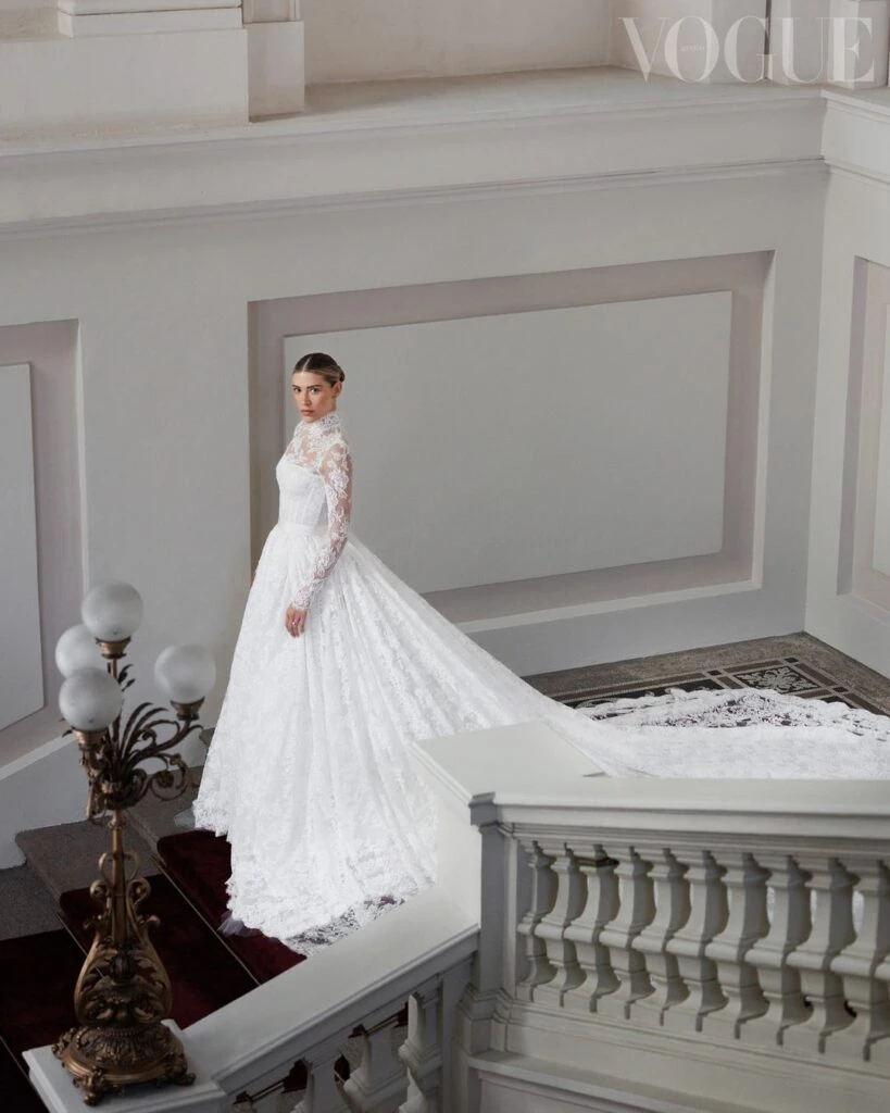 El vestido de novia de Michelle Salas