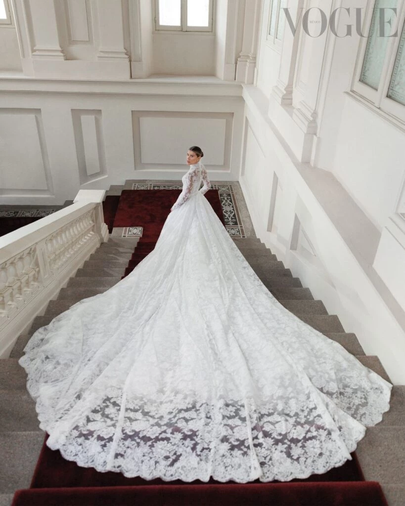 El vestido de novia de Michelle Salas