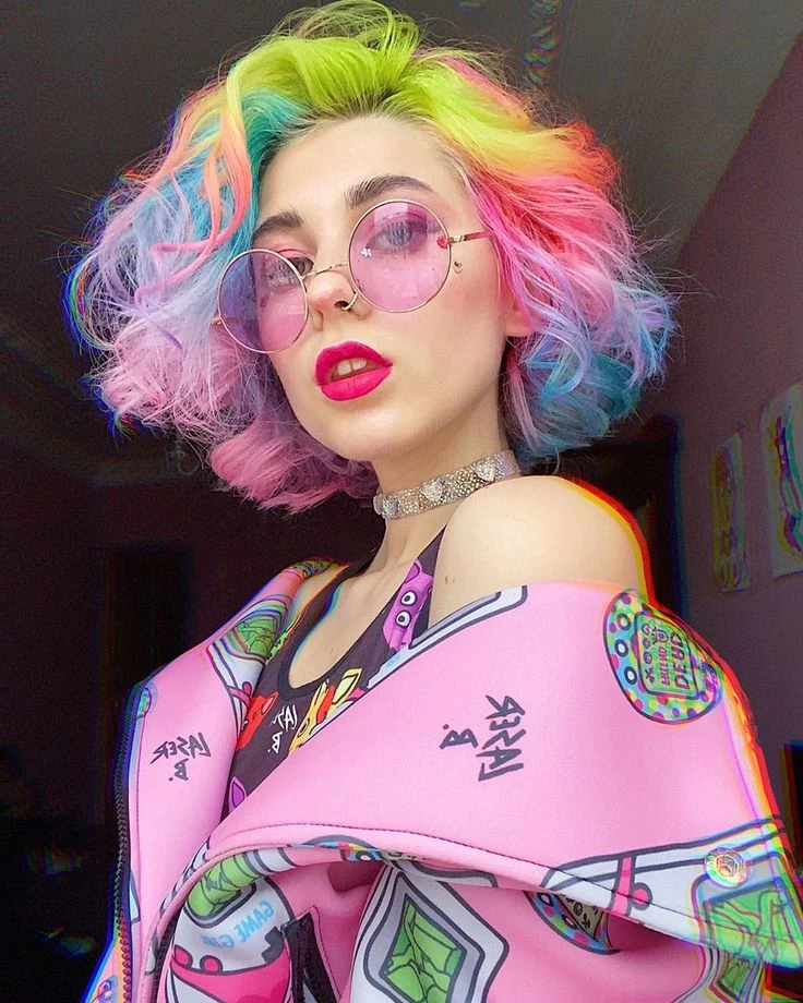 Tendencia teñirse el pelo de colores