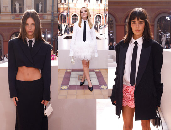 Sumale corbata a tu look: es la tendencia que viene según el street style del desfile de Valentino