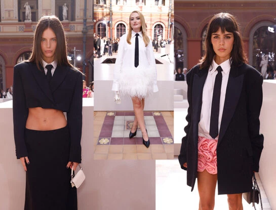 Sumale corbata a tu look: es la tendencia que viene según el street style del desfile de Valentino