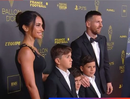 Antonela Roccuzzo dio cátedra de elegancia en la ceremonia del Balón de Oro