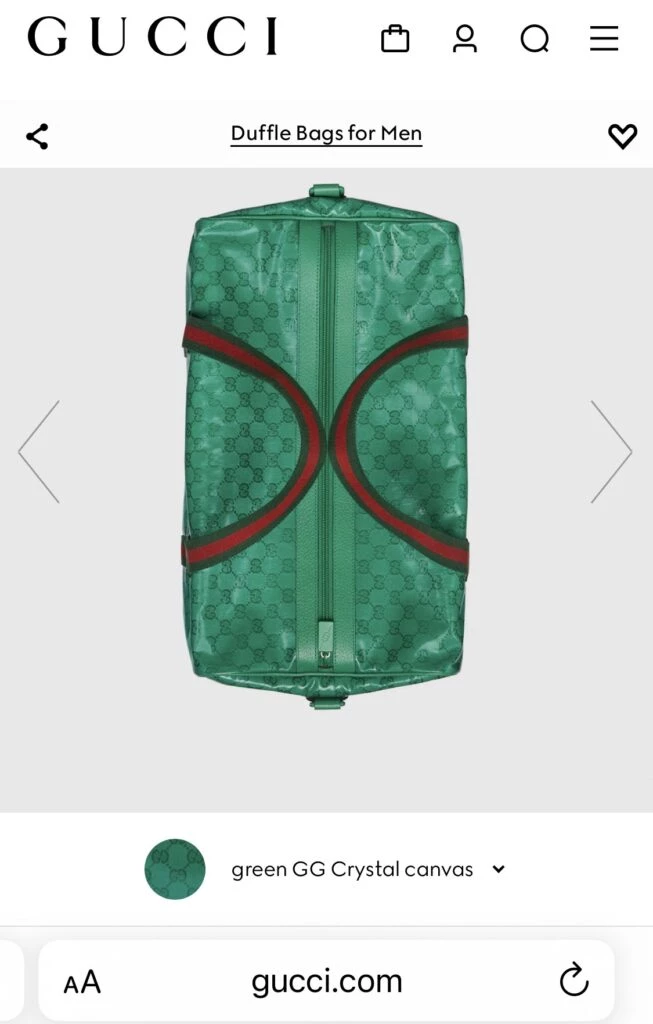 Así es el lujoso bolso que usó la China Suárez. Foto: Instagram.