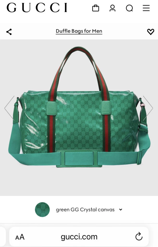 Así es el lujoso bolso que usó la China Suárez. Foto: Instagram.