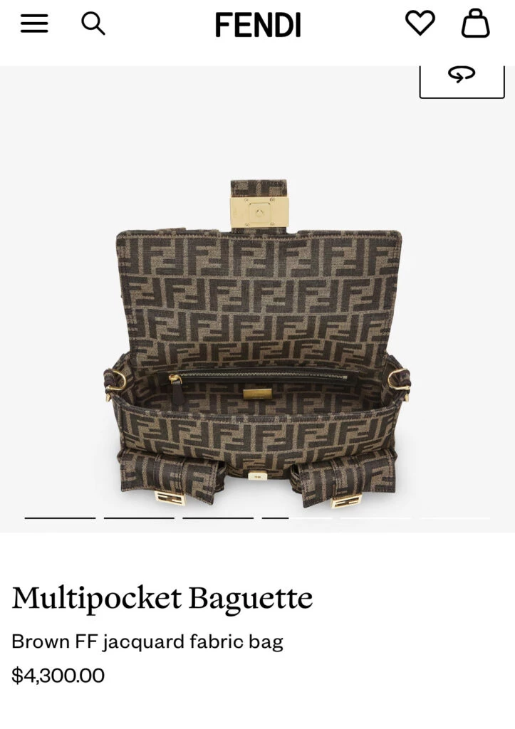 Así es la cartera súper fashionista de Wanda Nara. Foto: web.