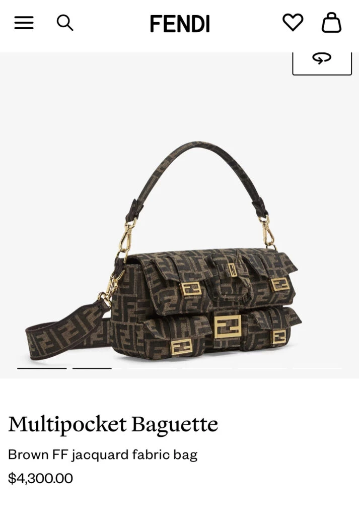 Así es la cartera súper fashionista de Wanda Nara. Foto: web.