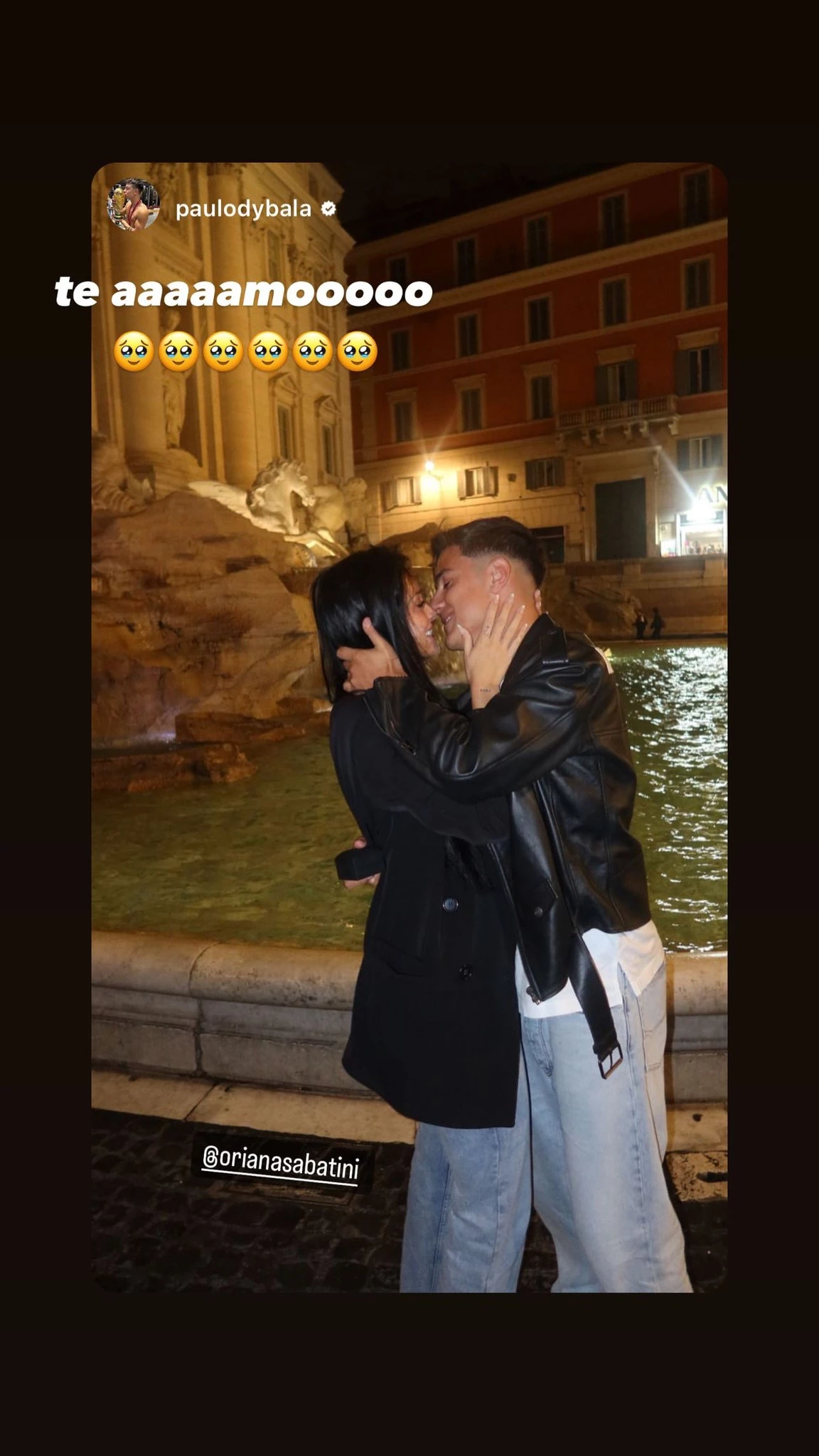 Así fue la romántica propuesta de casamiento de Paulo Dybala a Oriana Sabatini
