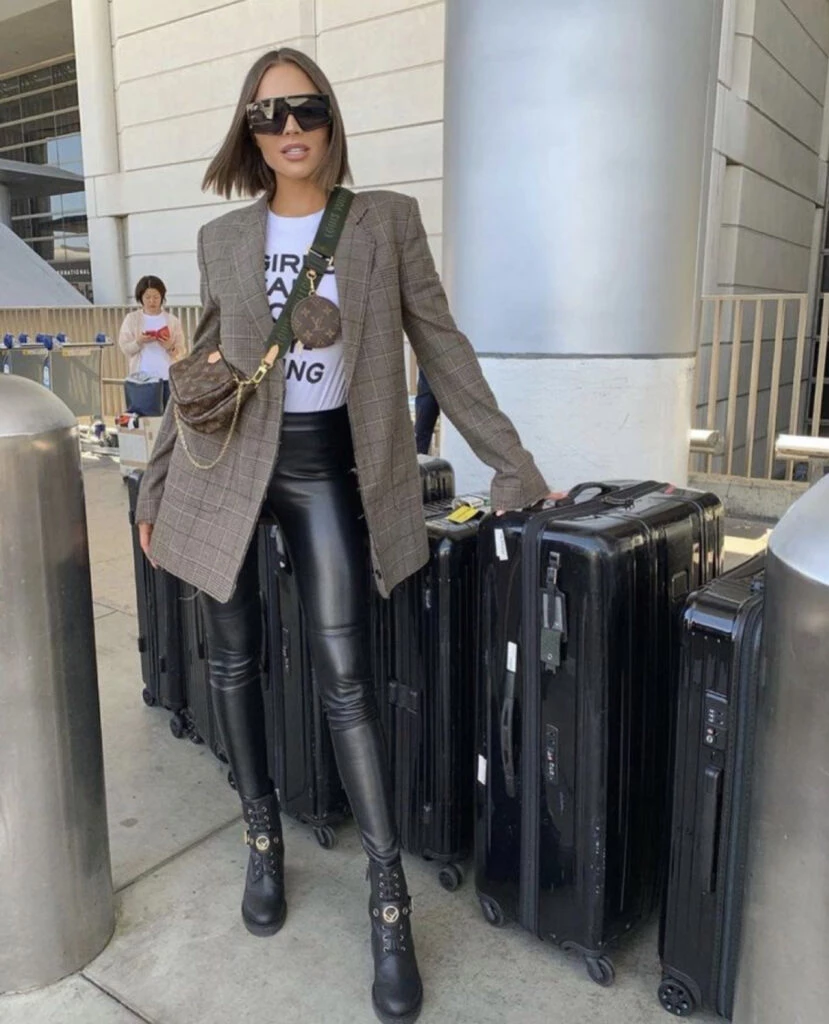 Así se usa el estilo biker. Foto: Pinterest.