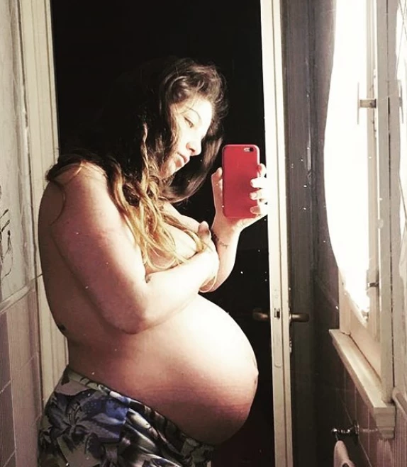 Juana antes de parir a Toribio