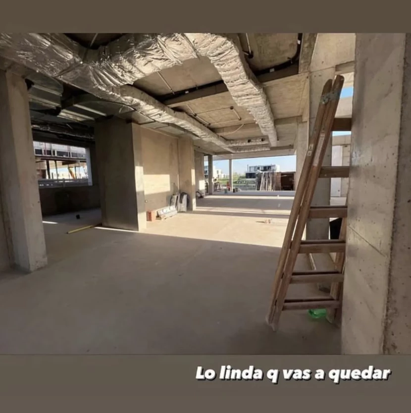 Dario Barassi mostró cómo marcha la construcción de su nueva casa con vista a un lago.