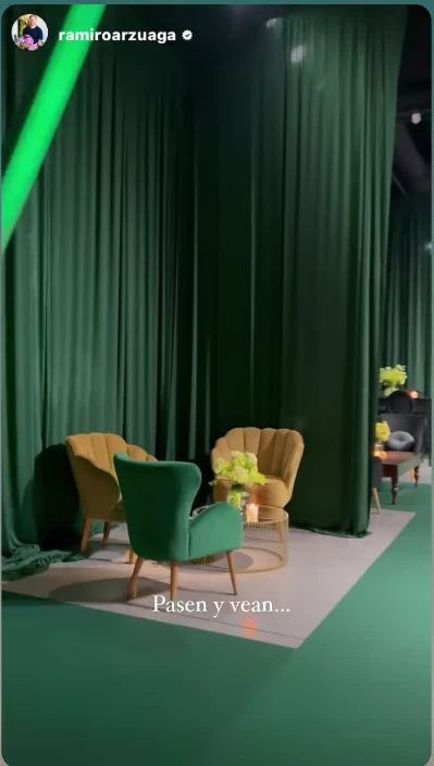 La ambientación de la fiesta de Juan Otero