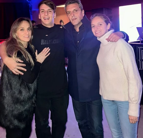 Una foto más actual de los Massa