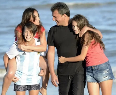 Los Massa hace unos años atrás