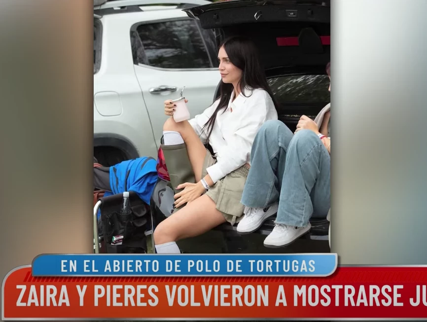 Zaira Nara fue a ver el partido de La Natividad, donde juega Facundo Pieres.