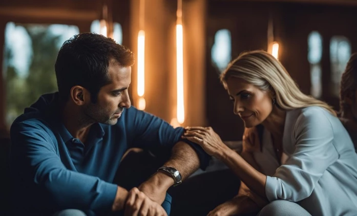 Pete Sampras y su mujer