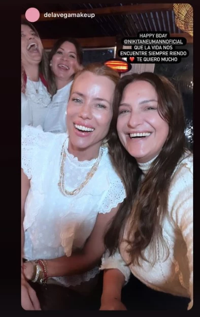 Nicole Neumann y Luli de la Vega. Foto: Instagram.