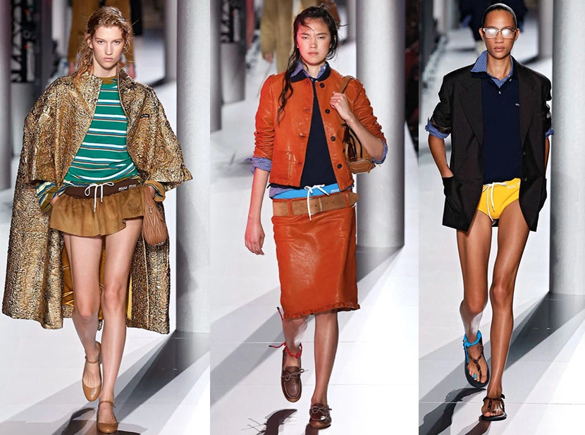 Desfile de Miu Miu primavera verano 2024 en la Semana de Moda de París.