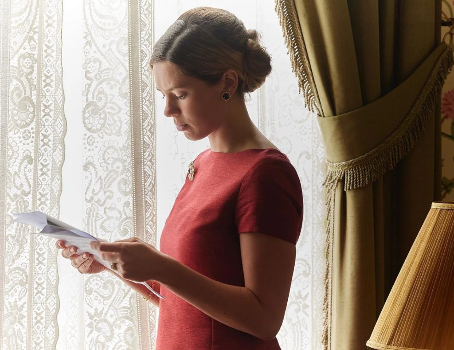 Delfina Chaves compartió las primeras imágenes de la biopic de Máxima Zorreguieta