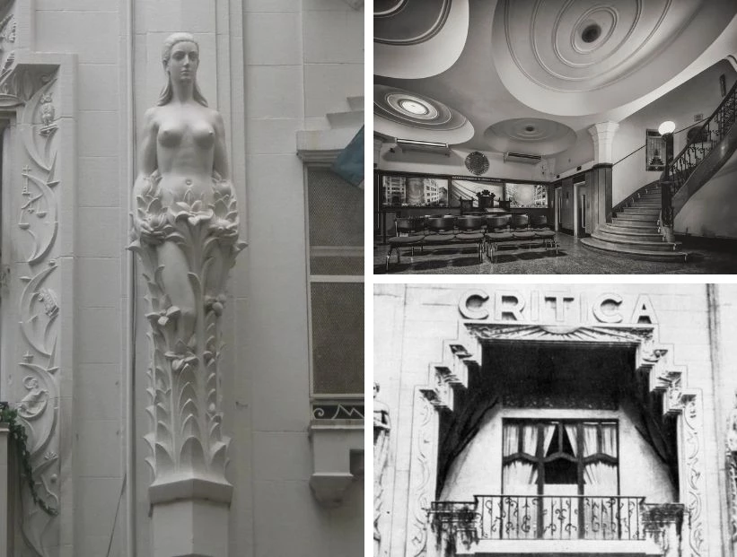 La historia detrás del edificio estilo art déco del Diario Crítica