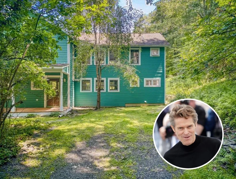 Simple y rústica: así es la casa de campo que Willem Dafoe puso a la venta
