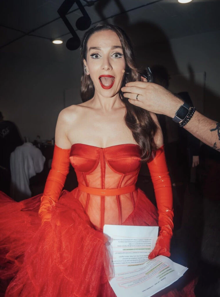 El look súper trendy de Natalia Oreiro. Foto: Instagram.