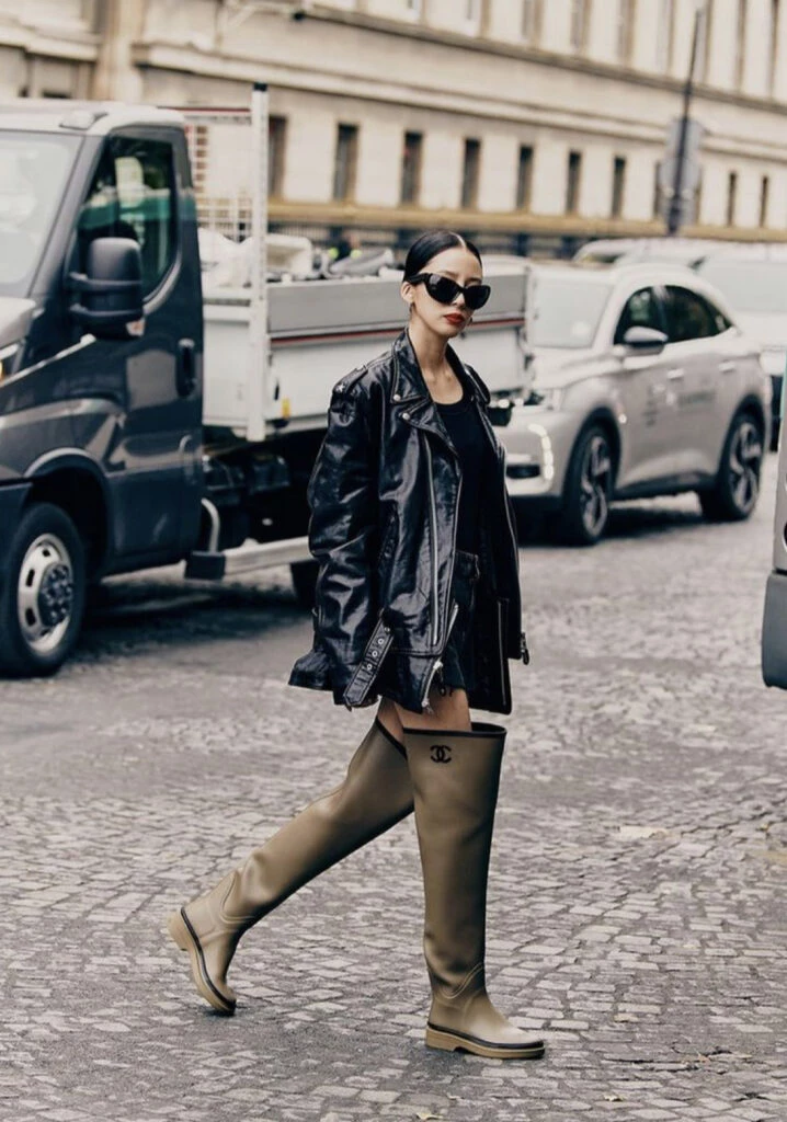 Estas son las botas de lluvias más estilosas de esta primavera 2023. Foto: Pinterest. 