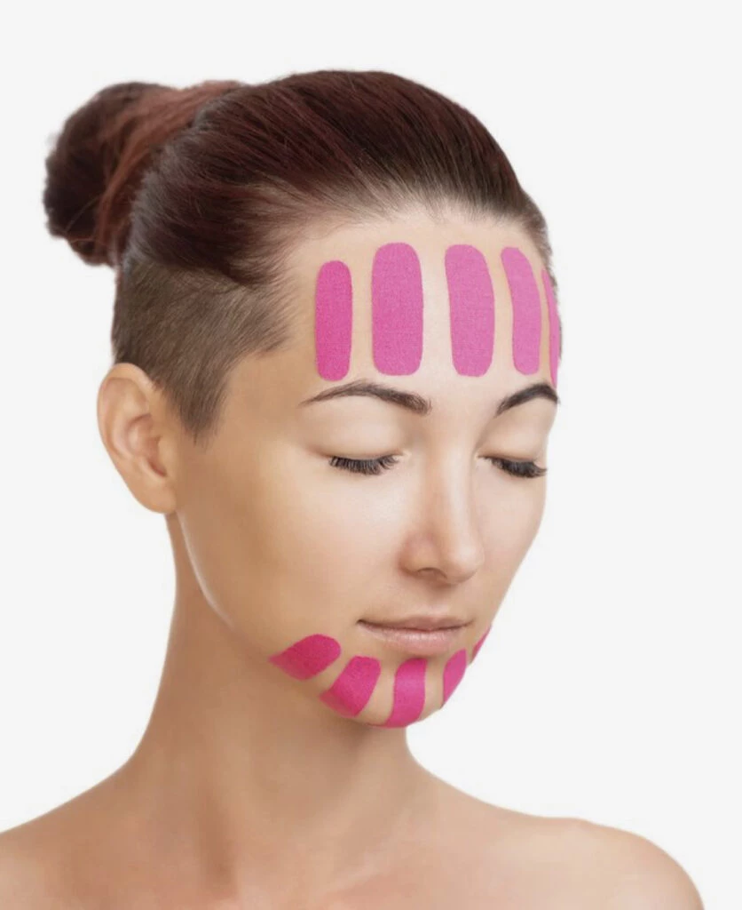 Face taping, el método beauty que es furor en las redes sociales. Foto: Pinterest.