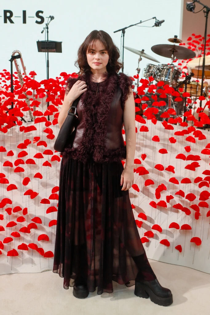 Micaela Wittman en desfile de Akris