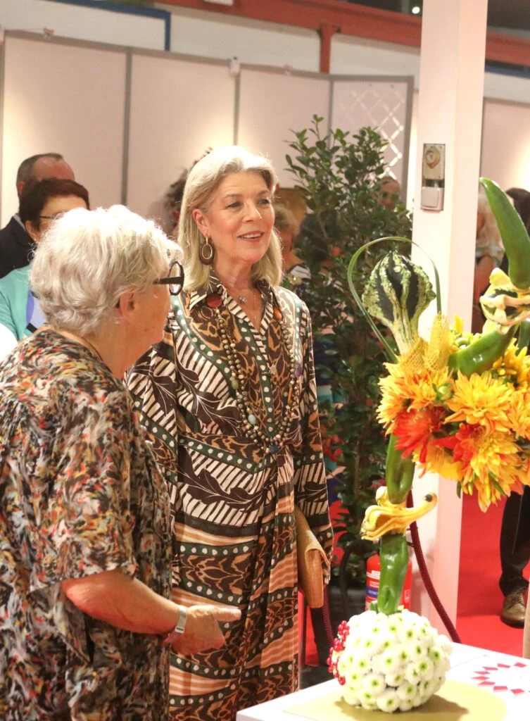 carolina de monaco y princesa alexandra looks estampados