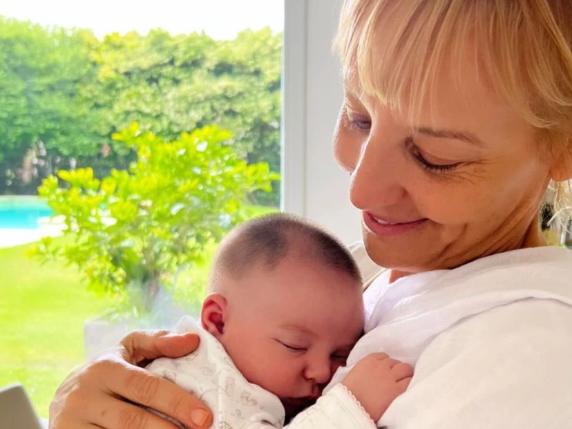 Jimena Monteverde mostró el nuevo look de su nieta Malvina