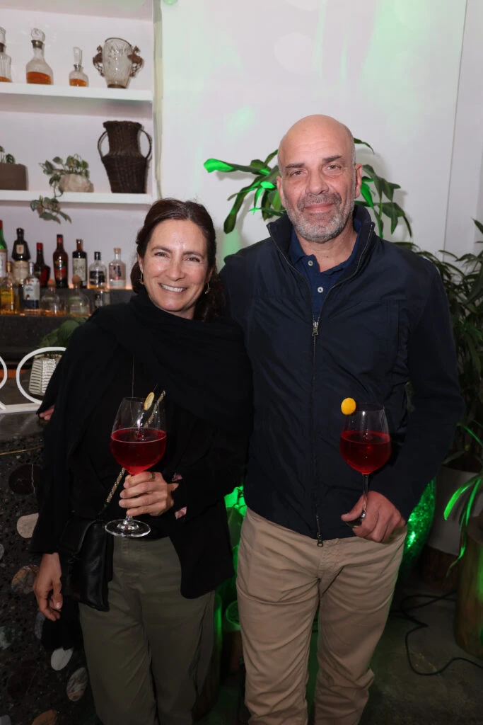 Juliana López May y su marido