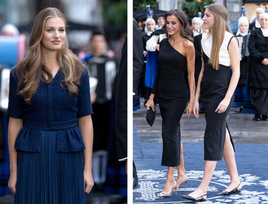 Los looks súper chics de Letizia Ortiz y sus hijas, Leonor y Sofía, en la gala de los Premios Princesa de Asturias