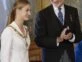 La princesa Leonor eligió un look sastrero para la Jura en el Parlamento de España